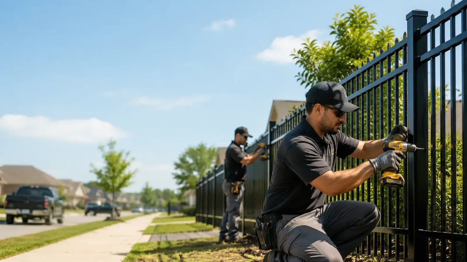Metal Fence Installation in Harrisburg, IL